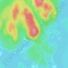 Topografische kaart Neitvuori, hoogte, reliëf