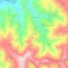 Topografische kaart Torrozelas, hoogte, reliëf