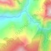 Topografische kaart Sankri, hoogte, reliëf
