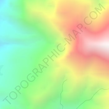 Topografische kaart Enggin, hoogte, reliëf