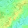 Topografische kaart Vinnen, hoogte, reliëf