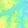 Topografische kaart La Ventinière, hoogte, reliëf