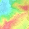 Topografische kaart Am alten Berg, hoogte, reliëf