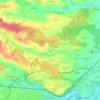 Topografische kaart Edt, hoogte, reliëf