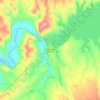 Topografische kaart Poblado del Negratín, hoogte, reliëf