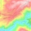 Topografische kaart Santa Ovaia, hoogte, reliëf