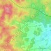 Topografische kaart Govelin, hoogte, reliëf