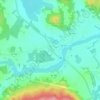 Topografische kaart Uppbo, hoogte, reliëf