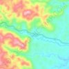 Topografische kaart La Floresta-Maceo, hoogte, reliëf