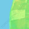Topografische kaart Amérique du Sud, hoogte, reliëf