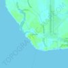 Topografische kaart Cape Colony, hoogte, reliëf