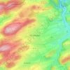 Topografische kaart Rhenegge, hoogte, reliëf