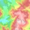 Topografische kaart Troncedo, hoogte, reliëf