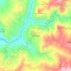 Topografische kaart Nimaima, hoogte, reliëf