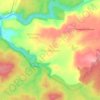 Topografische kaart Dharmasagara, hoogte, reliëf