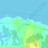 Topografische kaart Bas-Cap-Pelé, hoogte, reliëf