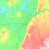 Topografische kaart Hurricane, hoogte, reliëf