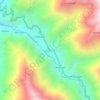 Topografische kaart Matara, hoogte, reliëf