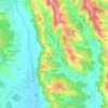 Topografische kaart Oberdorf, hoogte, reliëf