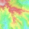 Topografische kaart Vegaipala, hoogte, reliëf