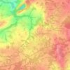 Topografische kaart Le Préron, hoogte, reliëf