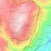 Topografische kaart San Francisco de Cutuglagua, hoogte, reliëf