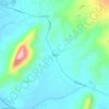 Topografische kaart Sordella, hoogte, reliëf
