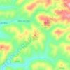 Topografische kaart Lontra, hoogte, reliëf