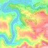 Topografische kaart Abeledo, hoogte, reliëf