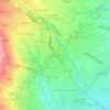 Topografische kaart Tlogomas, hoogte, reliëf