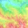 Topografische kaart Le Breuil, hoogte, reliëf