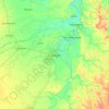 Topografische kaart Cauayan, hoogte, reliëf