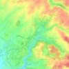 Topografische kaart Garochet, hoogte, reliëf