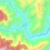 Topografische kaart Bokiawan, hoogte, reliëf