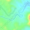 Topografische kaart San Rafel Swell overlook, hoogte, reliëf