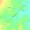 Topografische kaart Arjunda, hoogte, reliëf