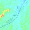 Topografische kaart Kampung Parit Mulu, hoogte, reliëf
