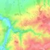 Topografische kaart Le Grand Breil, hoogte, reliëf