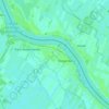 Topografische kaart Fliegenberger Werder, hoogte, reliëf