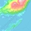 Topografische kaart Eiksund, hoogte, reliëf