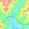 Topografische kaart Cortijo de Vegueta, hoogte, reliëf