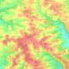 Topografische kaart Bötl, hoogte, reliëf