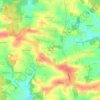 Topografische kaart Gfeichtet, hoogte, reliëf
