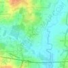 Topografische kaart Seegehalli, hoogte, reliëf