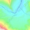 Topografische kaart 盖孜村 گەز, hoogte, reliëf