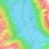 Topografische kaart Lehner Au, hoogte, reliëf