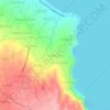 Topografische kaart Tambo Ilaya, hoogte, reliëf