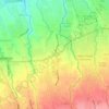 Topografische kaart Perez, hoogte, reliëf