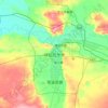Topografische kaart Hulunbuir, hoogte, reliëf