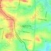 Topografische kaart Logan City, hoogte, reliëf